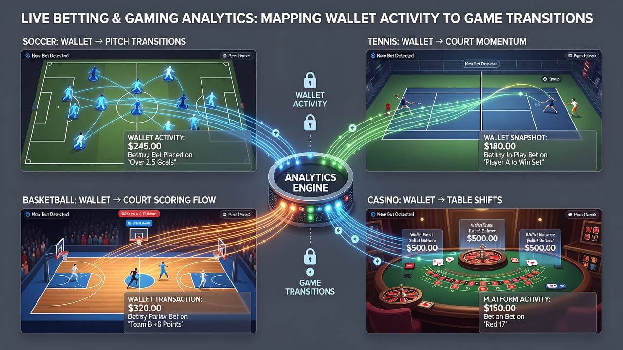 Analyse von Transaktionsmustern während Basketball-Viertelwechseln und Tennis-Satzpausen auf mobilen Plattformen