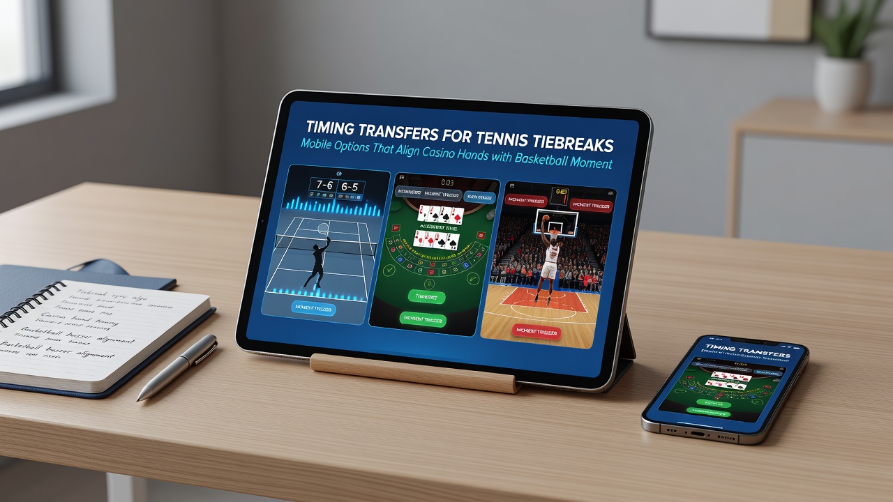 Synchronisation von Transfers mit Basketball-Momentum und Casino-Handlungen